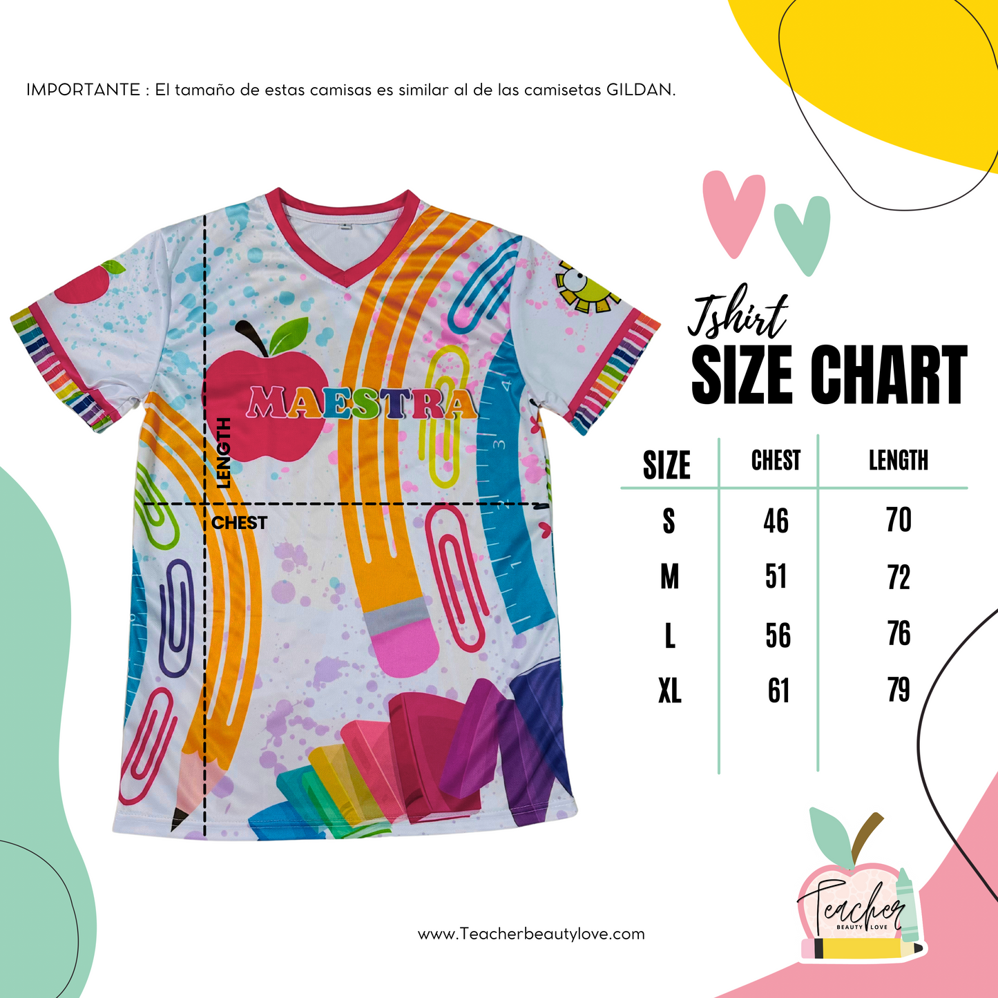 PRE-ORDEN | NOTEBOOK | Camisa para maestra |camisa sublimada | Full print Tshirt |