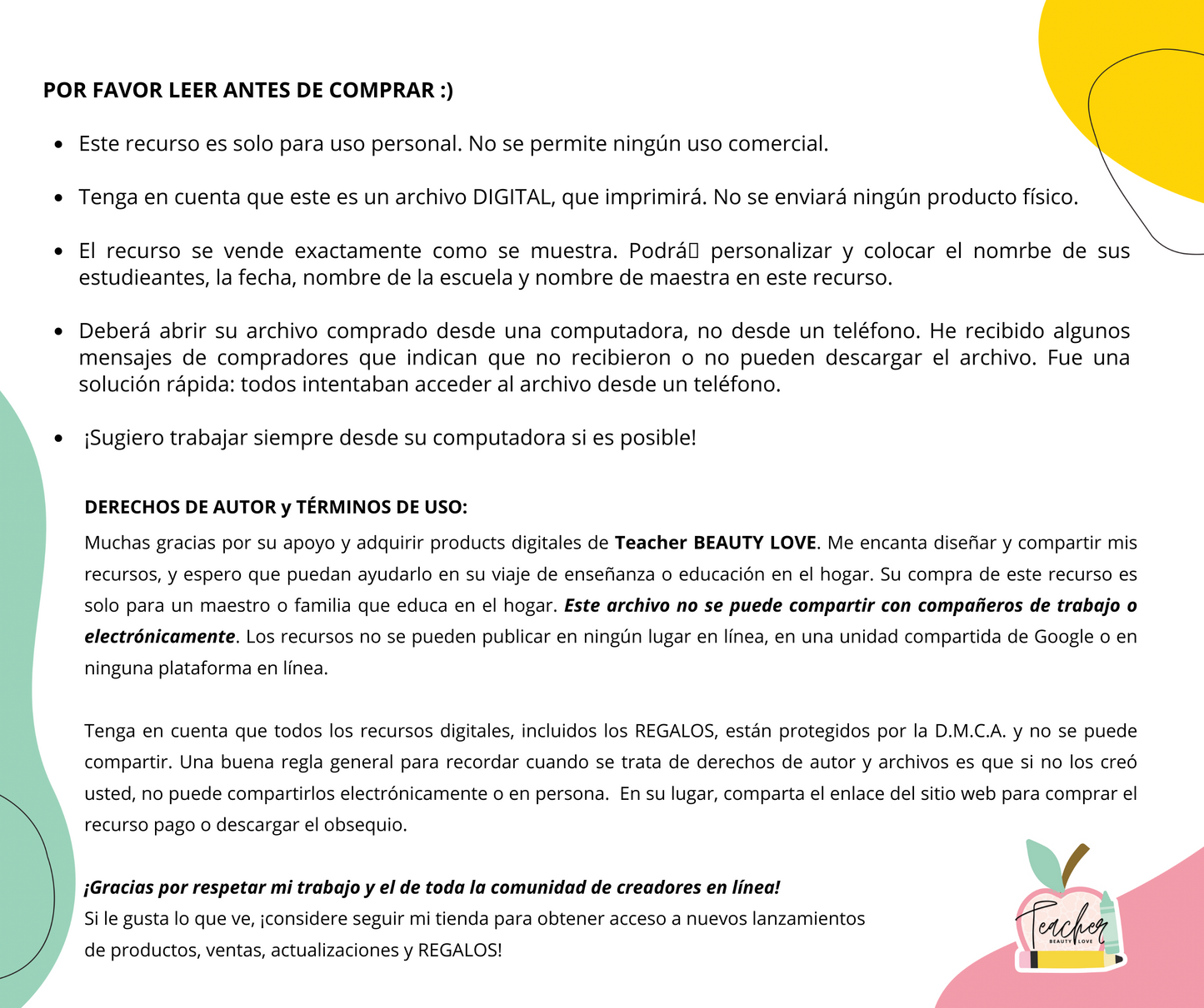 Banderines School Supply