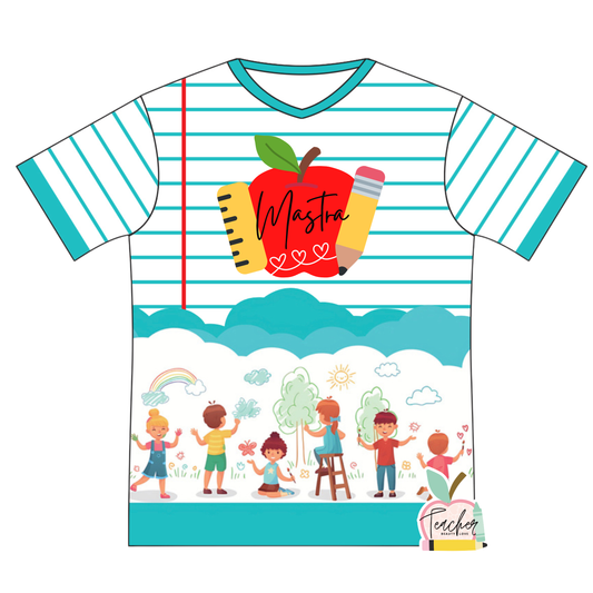 PRE- ORDEN Camisa para maestra | Notebook Shirt | Full color Tshirt