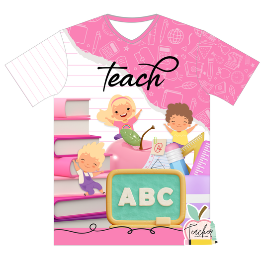 PRE-ORDEN / TEACH / Camisa para maestras