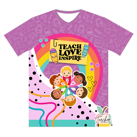 PRE-ORDEN / RAINBOW / Camisa para maestras