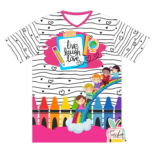 PRE-ORDEN / CRAYONS COLOR / Camisa para maestras