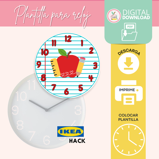Reloj Desing - IKEA HACK GRATIS