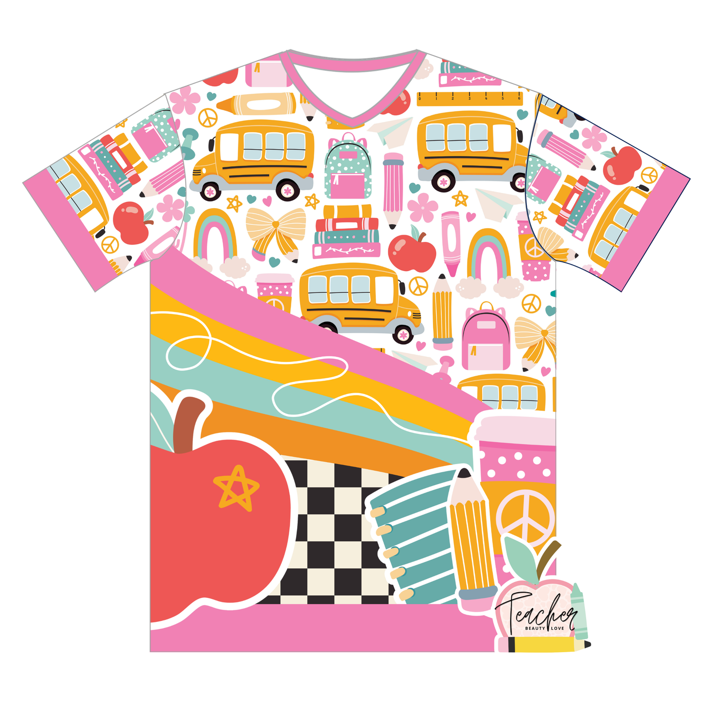 Groovy Pink / Camisa para maestras