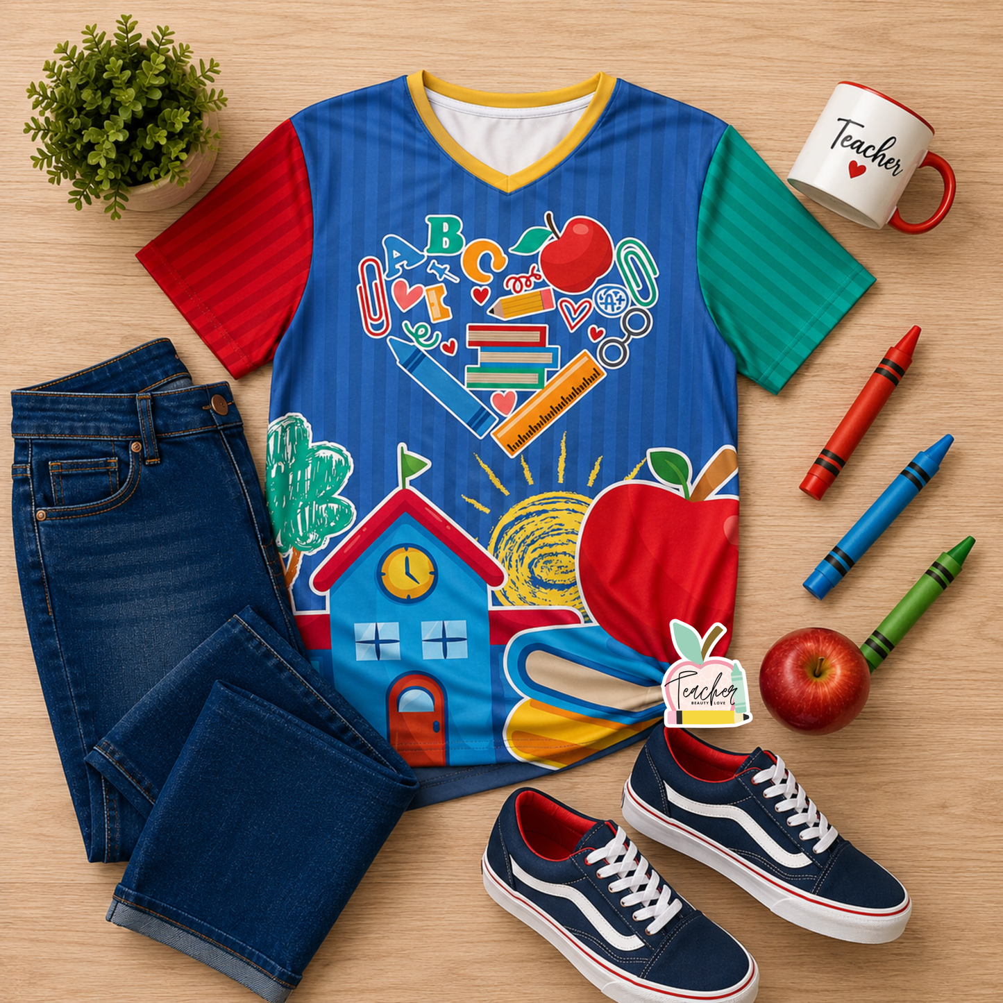 Supply Heart / Camisa para maestras