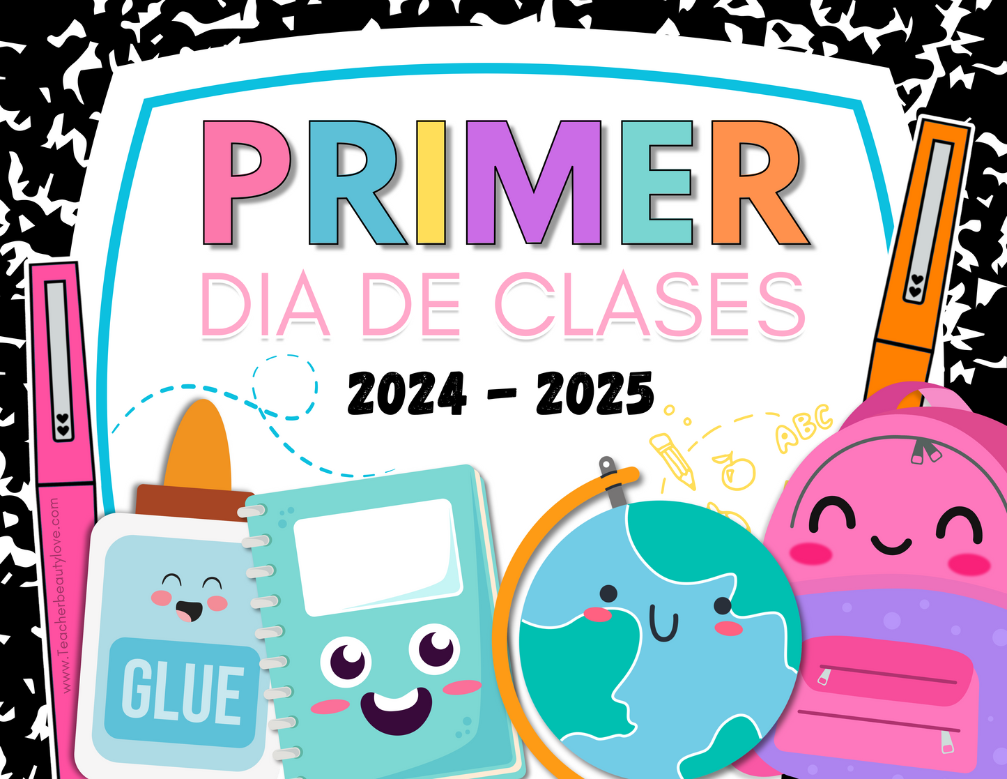 Primer día de clases | CARTEL PARA FOTOS GRATIS!!!