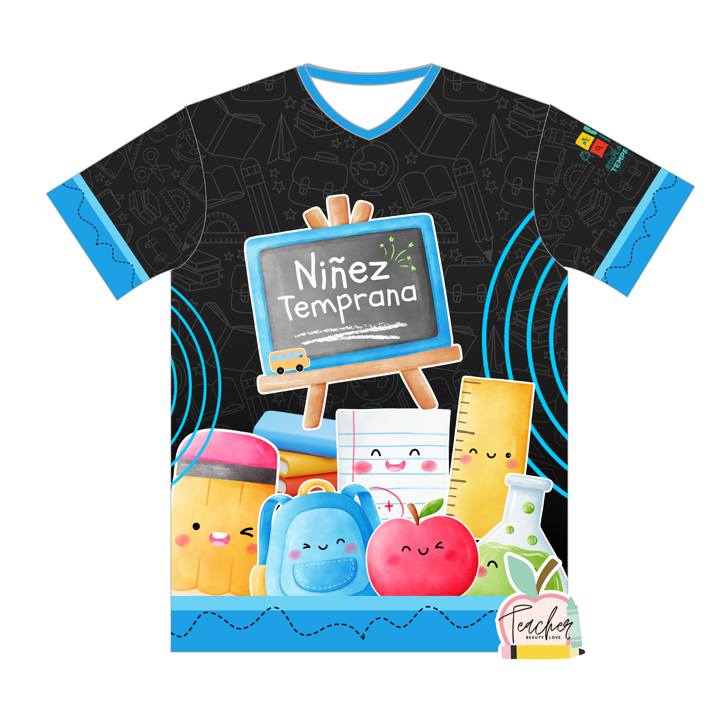 DEPARTAMENTO DE EDUCACIÓN DE PR - Cute School Supply / Camisa para maestras