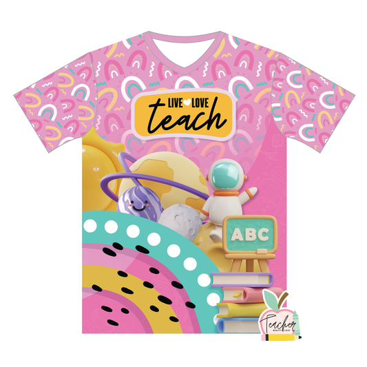 PRE-ORDEN | Camisa del espacio | Space Shirt | Full color Tshirt